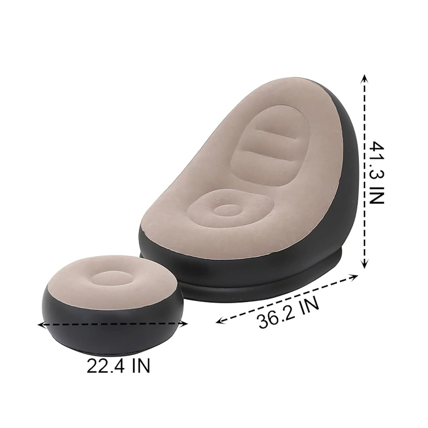 Inflatable Air Sofa - Portable Outdoor Lounger