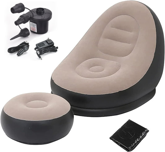 Inflatable Air Sofa - Portable Outdoor Lounger