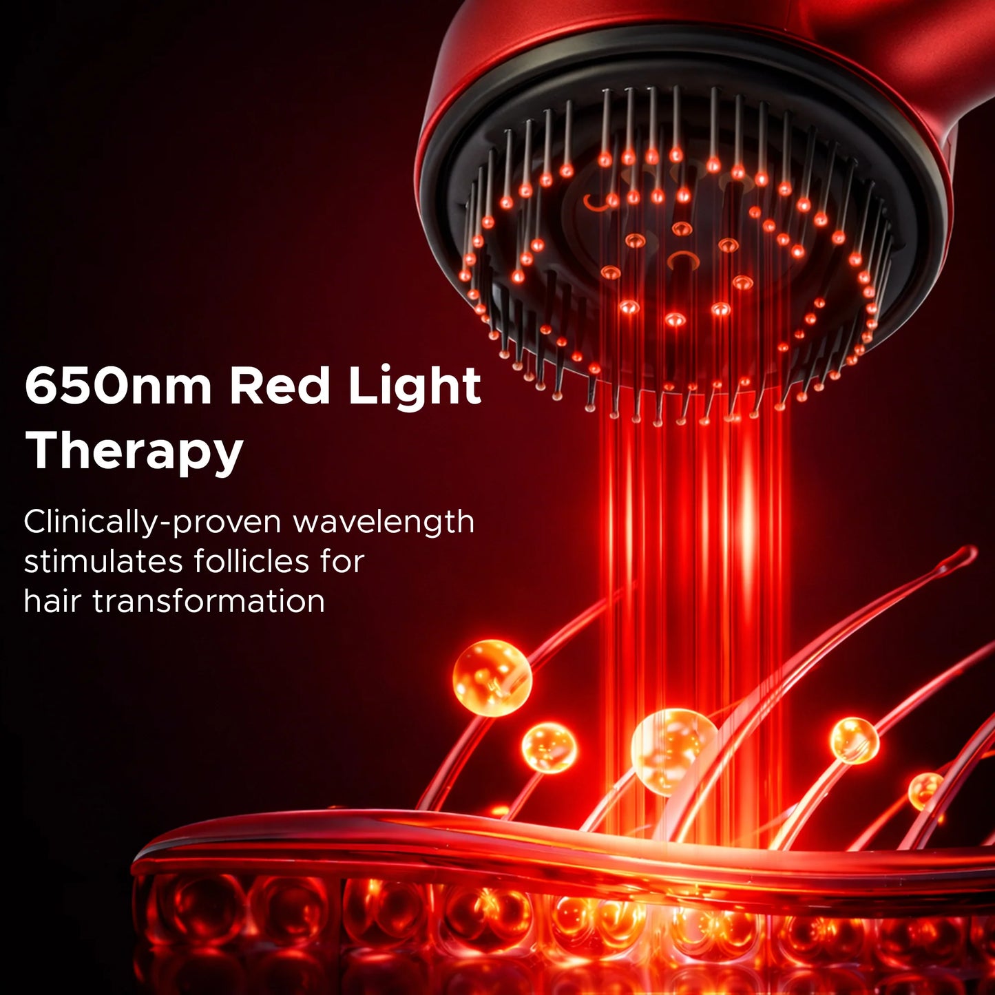 3-1 Red Light Therapy Scalp Massager | 6 Months Warranty