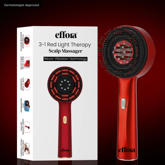 3-1 Red Light Therapy Scalp Massager | 6 Months Warranty